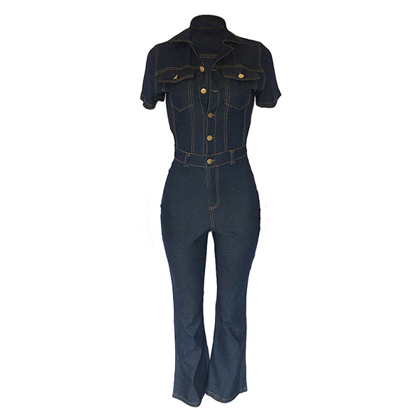 DENIM JUMP SUIT