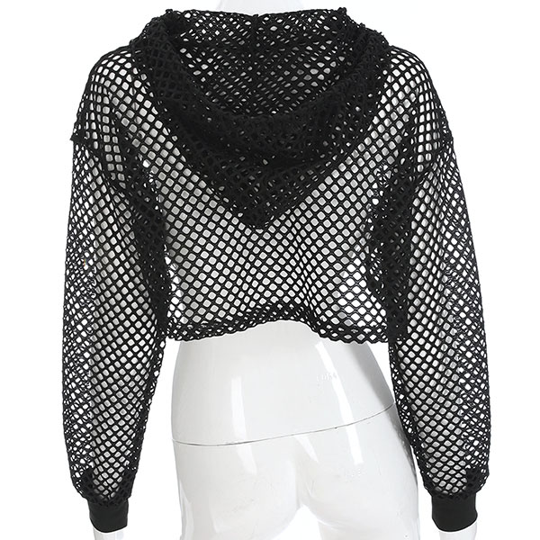 MESH HOODIE
