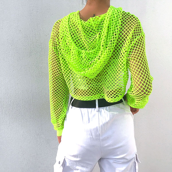 MESH HOODIE