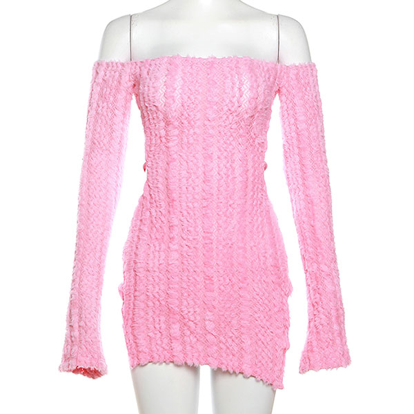 HOLLOW KNIT ONEPIECE
