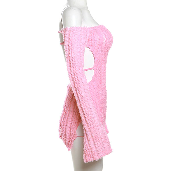 HOLLOW KNIT ONEPIECE