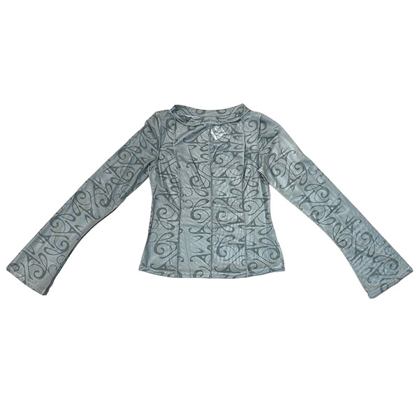 PATTERN SHEER TOP