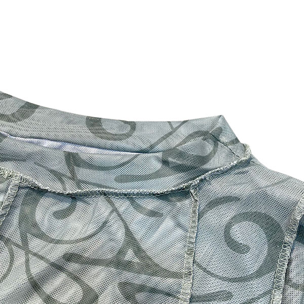 PATTERN SHEER TOP