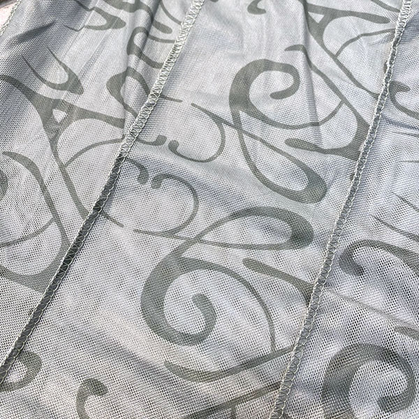 PATTERN SHEER TOP