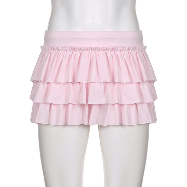 JERSEY FRILL SKIRT