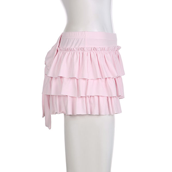 JERSEY FRILL SKIRT