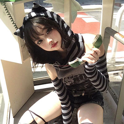 CAT BORDER KNIT