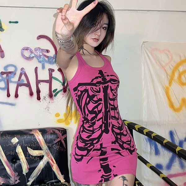 BONE TANKTOP ONE PIECE