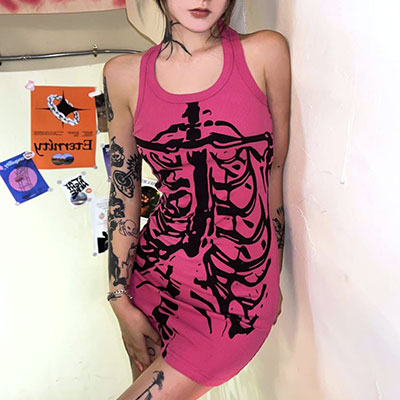 BONE TANKTOP ONE PIECE