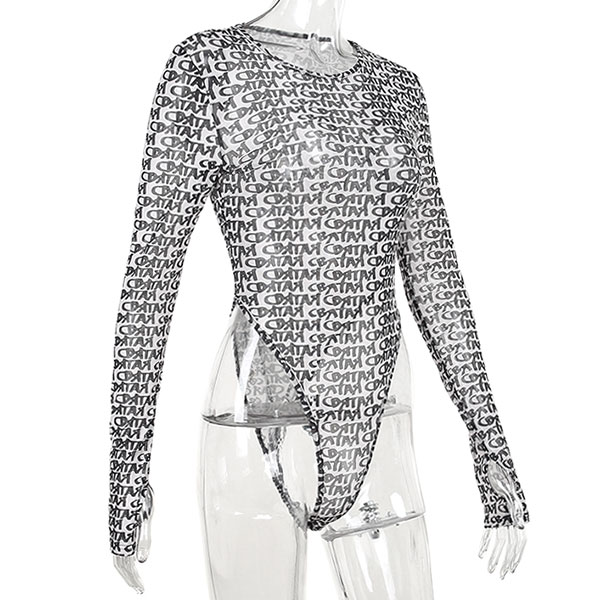 LETTER BODYSUIT