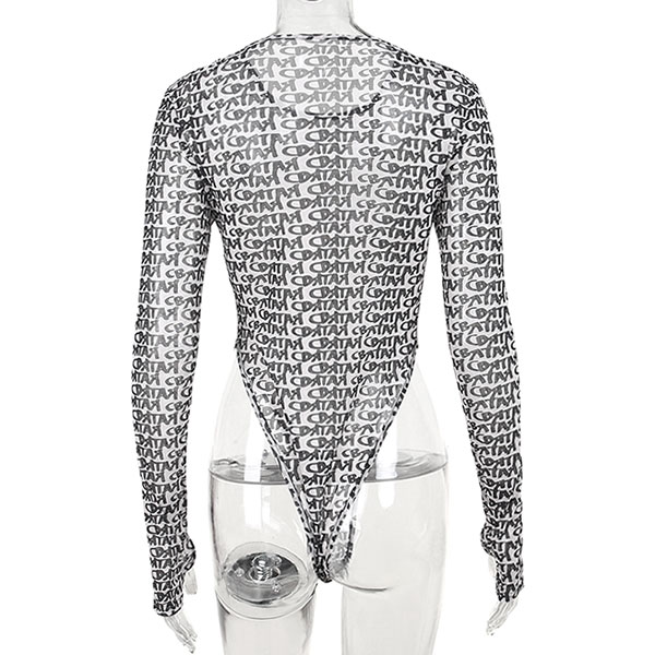 LETTER BODYSUIT