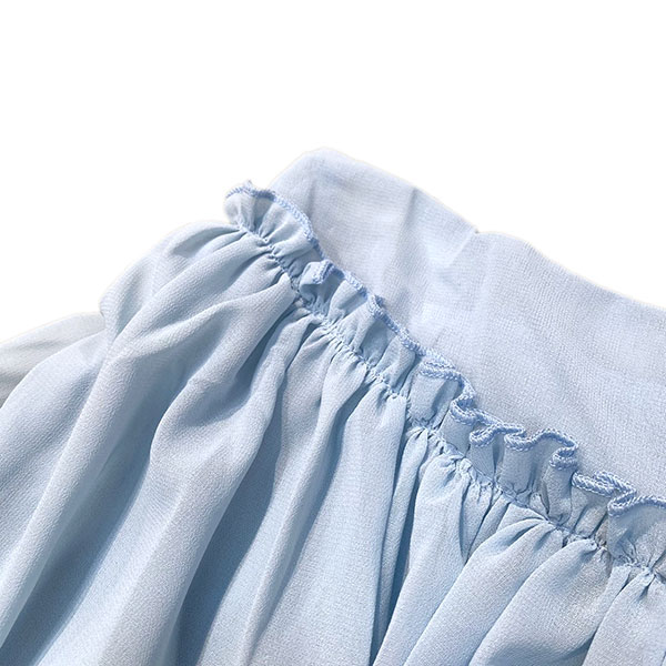 SHEER GATHER SKIRT
