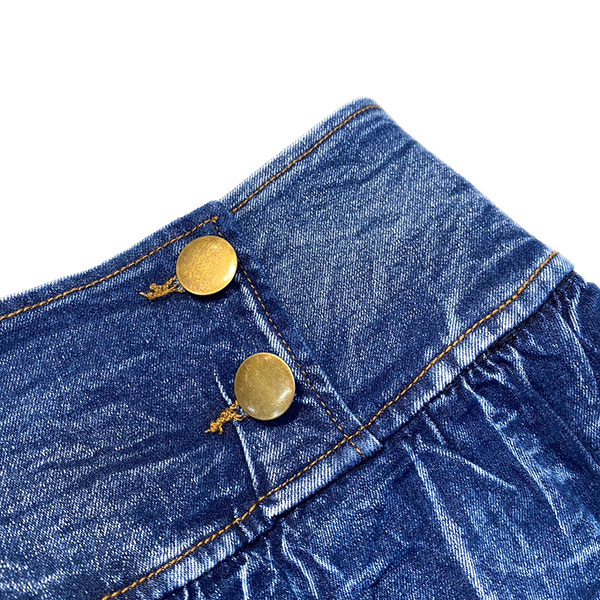 FRILL DENIM SKIRTS