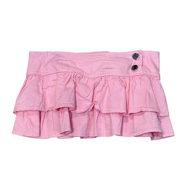 FRILL DENIM SKIRTS