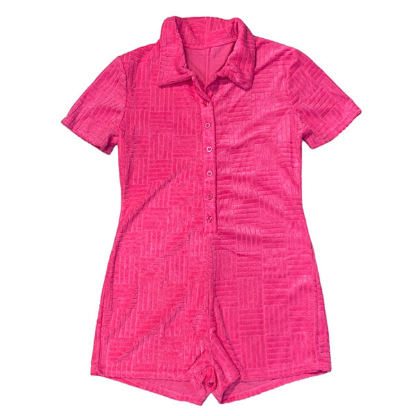INTRECCIATO PILE ROMPERS