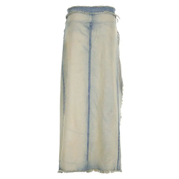 HIGH SLIT LAYERED SKIRT