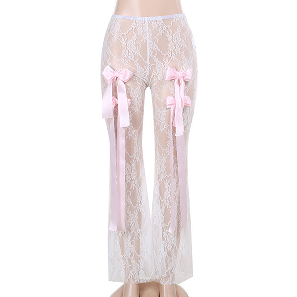 LACE RIBBON PANTS