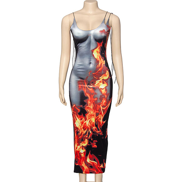 FLAME MAXI ONEPIECE