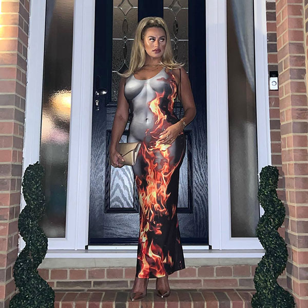 FLAME MAXI ONEPIECE