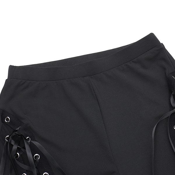 LACE UP FLARE PANTS