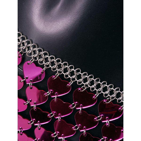 HEART SEQUINS SKIRT