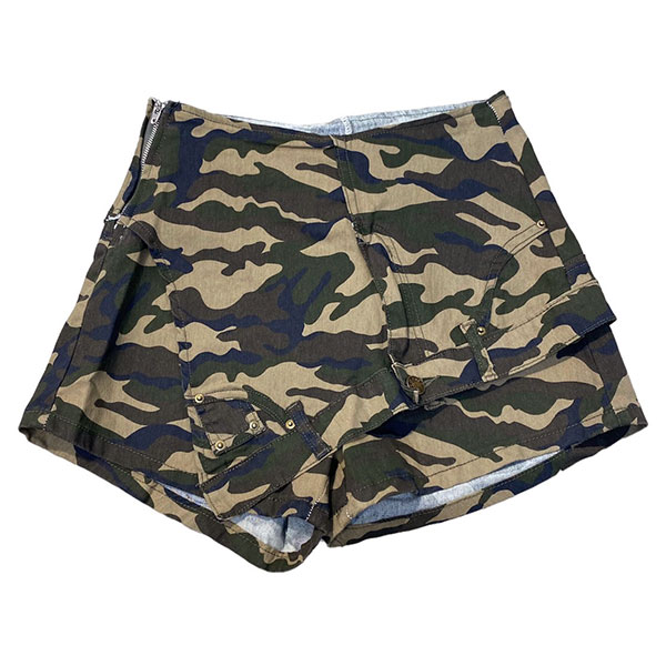 REMAKE DENIM SHORTS