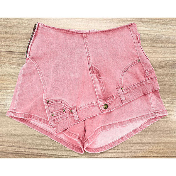 REMAKE DENIM SHORTS