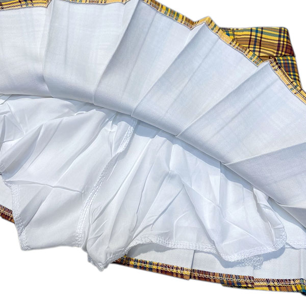 TARTAN CHECK PLEATS SKIRT