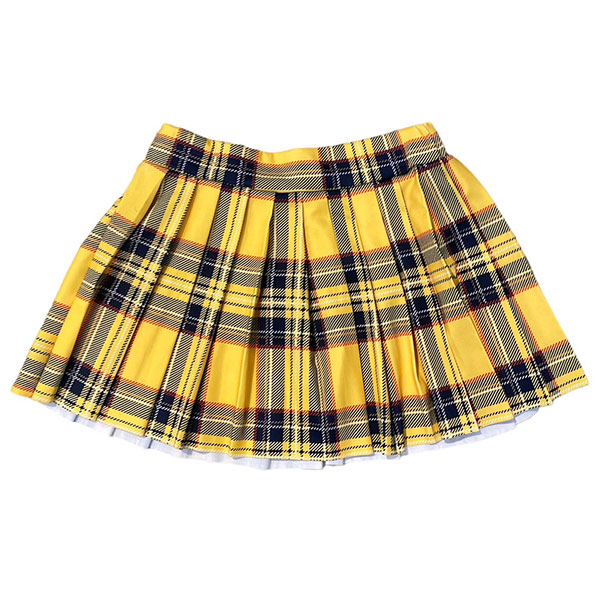 CHECK PLEATS SKIRT