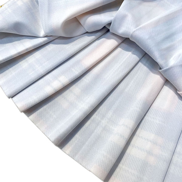 CHECK PLEATS SKIRT