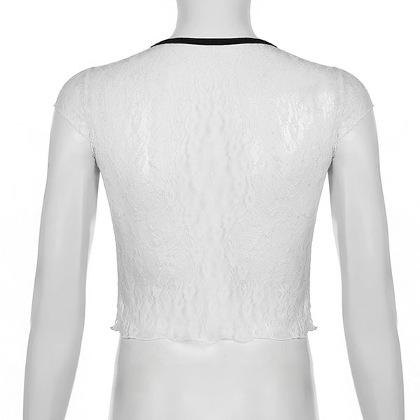 TRIM LACE SHIRT