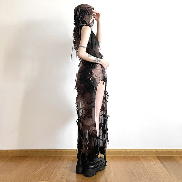 FRINGE DYE ONEPIECE