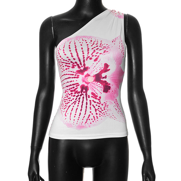 FLOWER ONE SHOULDER