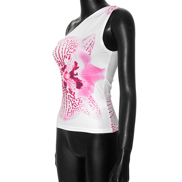 FLOWER ONE SHOULDER