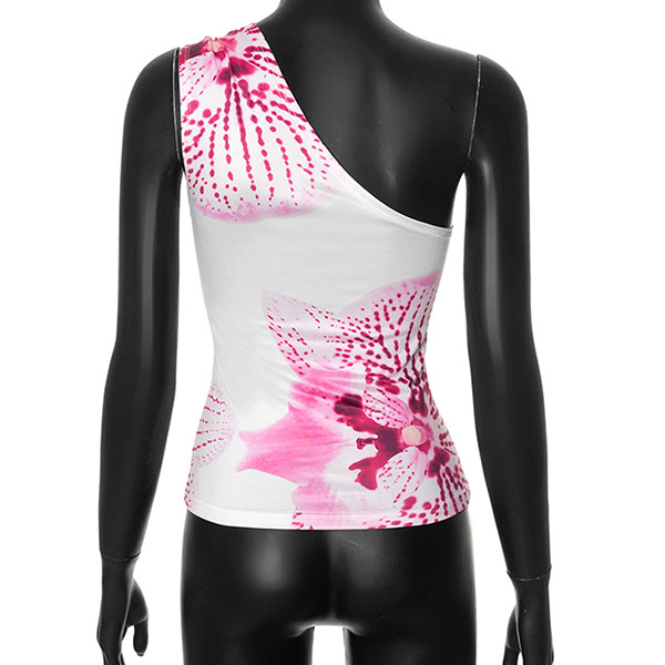 FLOWER ONE SHOULDER
