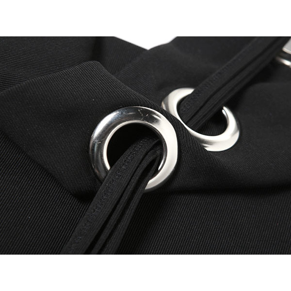 BIG EYELET HALTER NECK