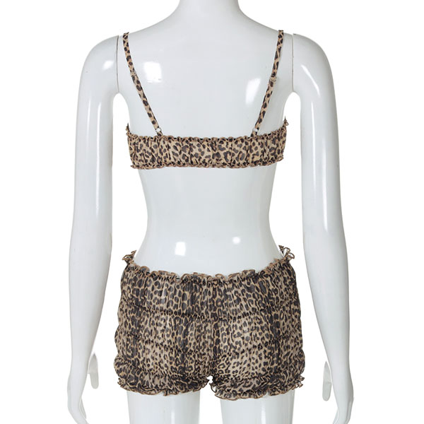 LEOPARD SHIRRING SET UP