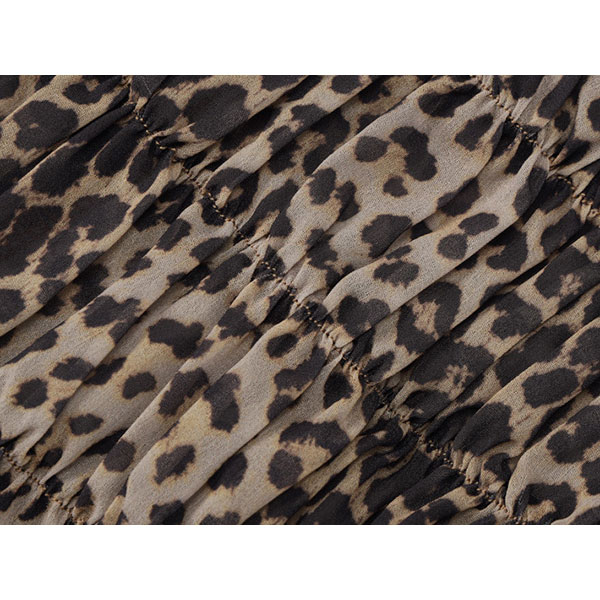 LEOPARD SHIRRING SET UP