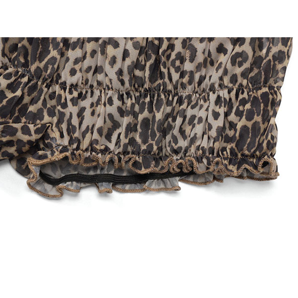 LEOPARD SHIRRING SET UP