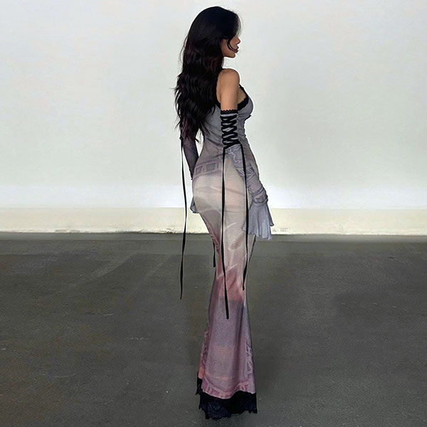 CROSS GOTHIC ONEPIECE