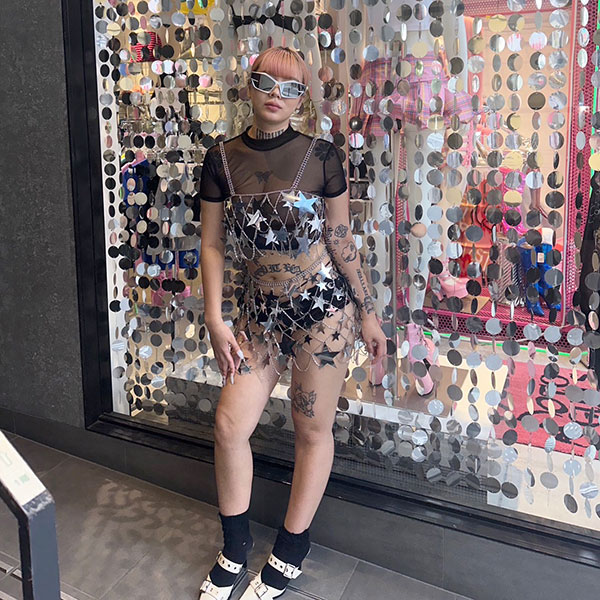 METAL STAR SKIRT