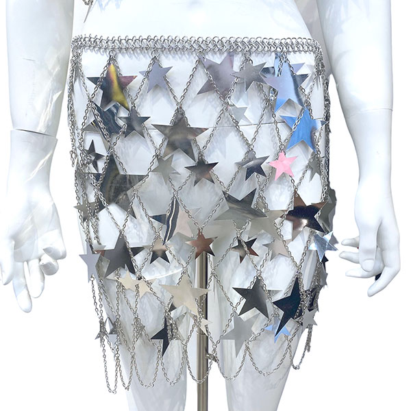 METAL STAR SKIRT