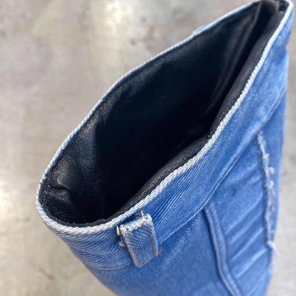 REMAKE DENIM BOOTS