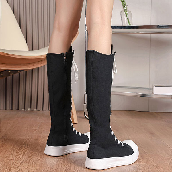LONG CANVAS SNEAKER