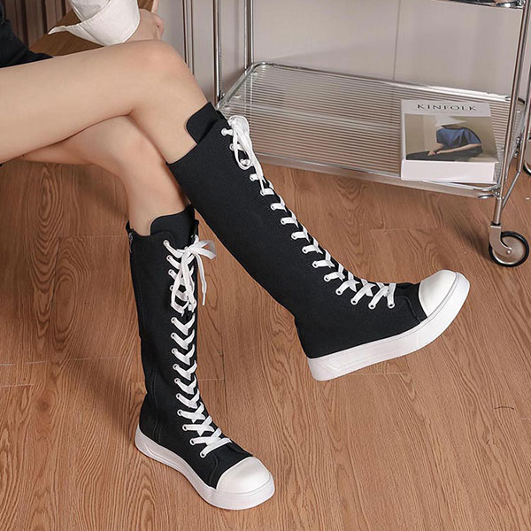 LONG CANVAS SNEAKER