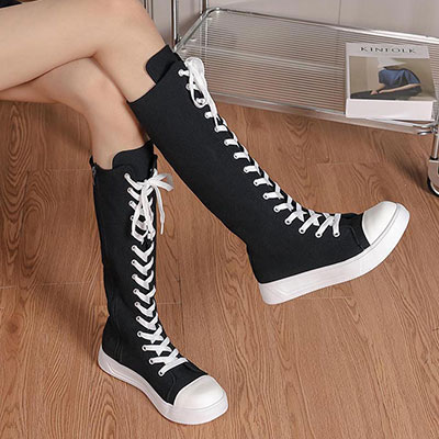 LONG CANVAS SNEAKER