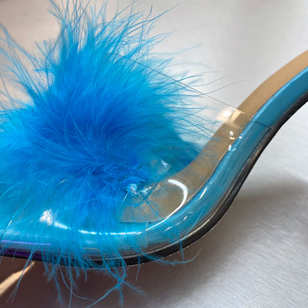 FUR MULE SANDAL