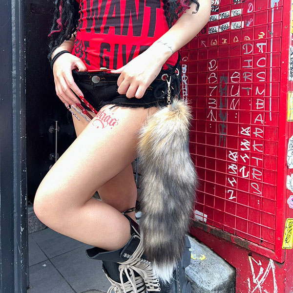 TAIL FOX FUR CHARM