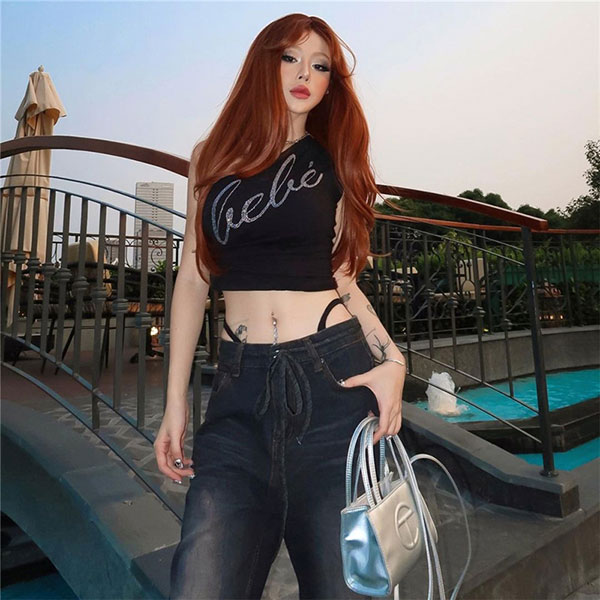 BEBE ONE SHOULDER