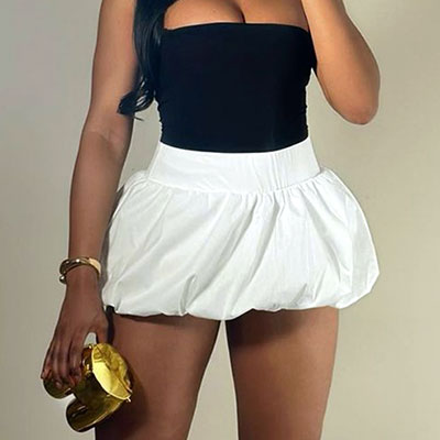 BALLOON MINI SKIRT